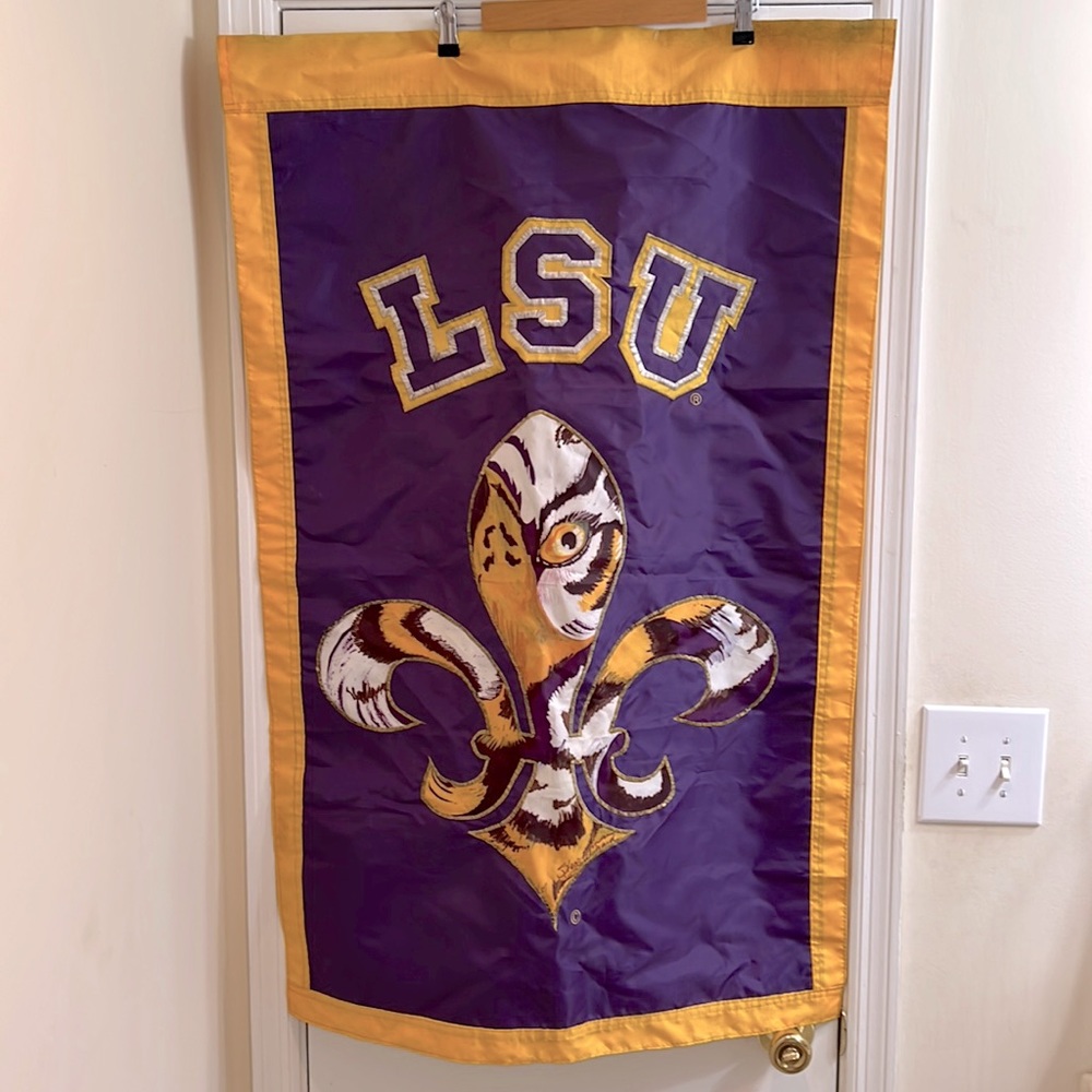 LSU Flag size 27”x 43”